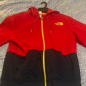 The North Face Red and Navy Jacket